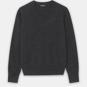 NWT NAADAM ESSENTIAL CASHMERE SWEATER - SMOKE XXL